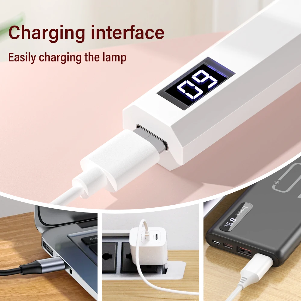 YIKOOLIN Rechargeable Handheld UV LED Nail Lamp 3W Portable Mini Gel Polish Dryer 2 Timer Setting USB Charging Manicure Tool Hom - Image 5