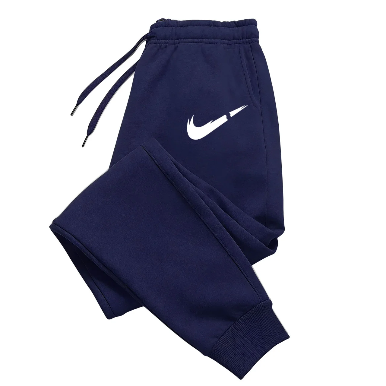 Printed logo pants, men's fashion sport pants, drawstring sport pants, casual loose pants, wholesale sport pants - Image 3