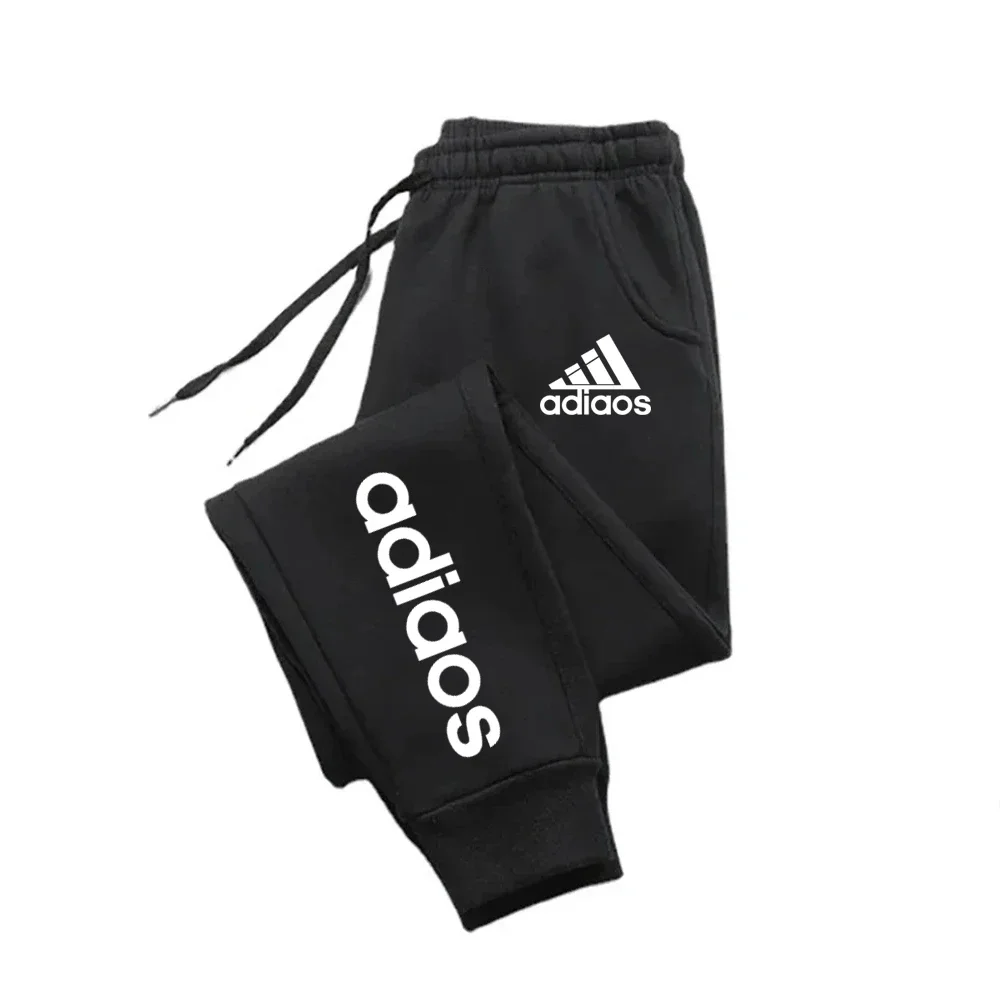 Men's sweatpants, trendy autumn and winter sports pants, jogging fitness running pants, casual, trendy, comfortable and fas - Image 2