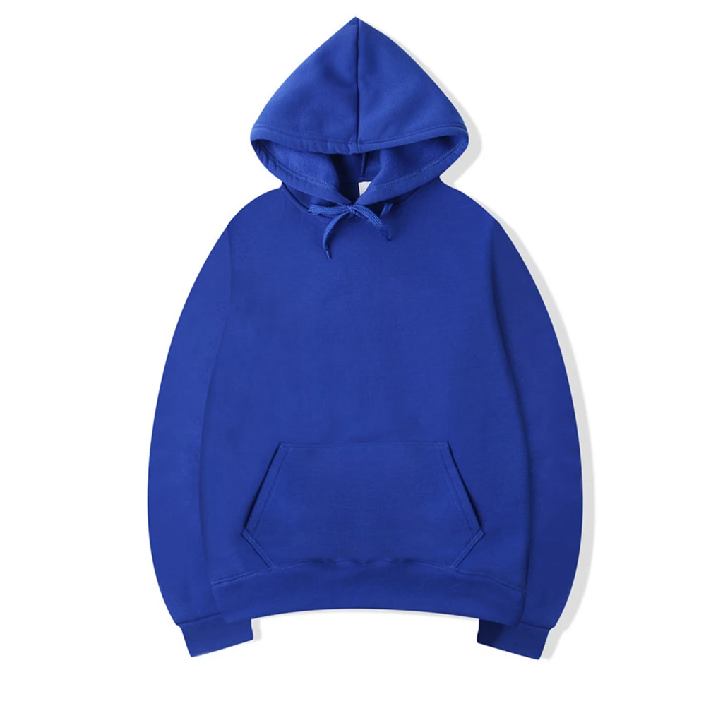 Men's Hoodies Women Pullover Spring Autumn Casual Hoodie Sweatshirts Solid Color Hoodies Oversize Black Sweatshirt For Male - Image 17
