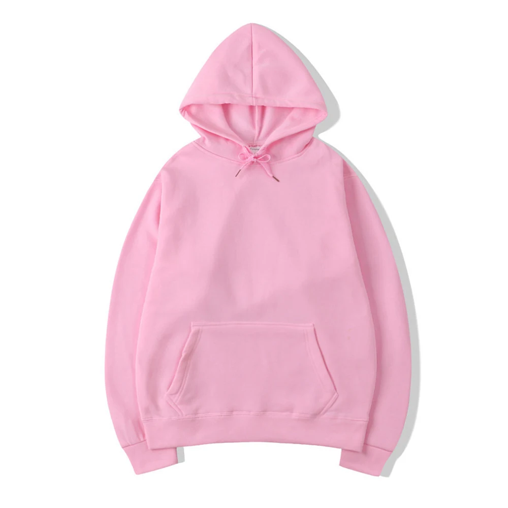 Men's Hoodies Women Pullover Spring Autumn Casual Hoodie Sweatshirts Solid Color Hoodies Oversize Black Sweatshirt For Male - Image 12
