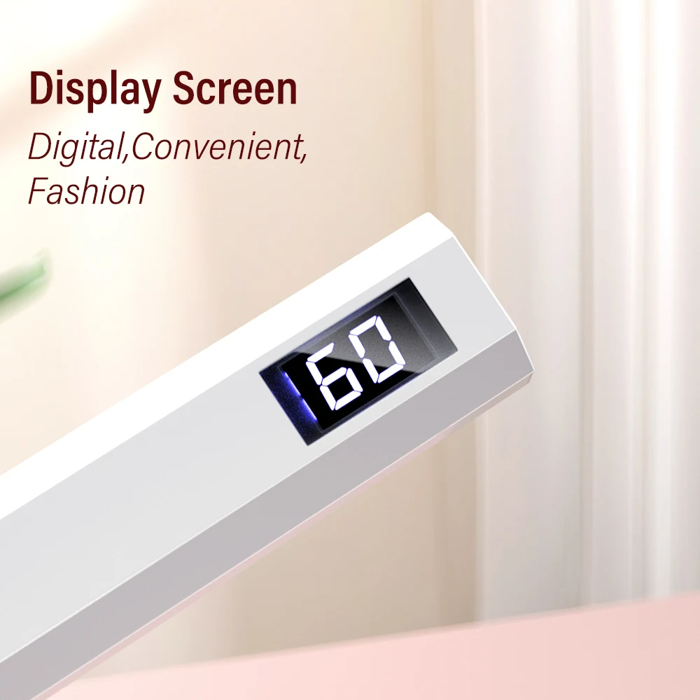 YIKOOLIN Rechargeable Handheld UV LED Nail Lamp 3W Portable Mini Gel Polish Dryer 2 Timer Setting USB Charging Manicure Tool Hom - Image 3