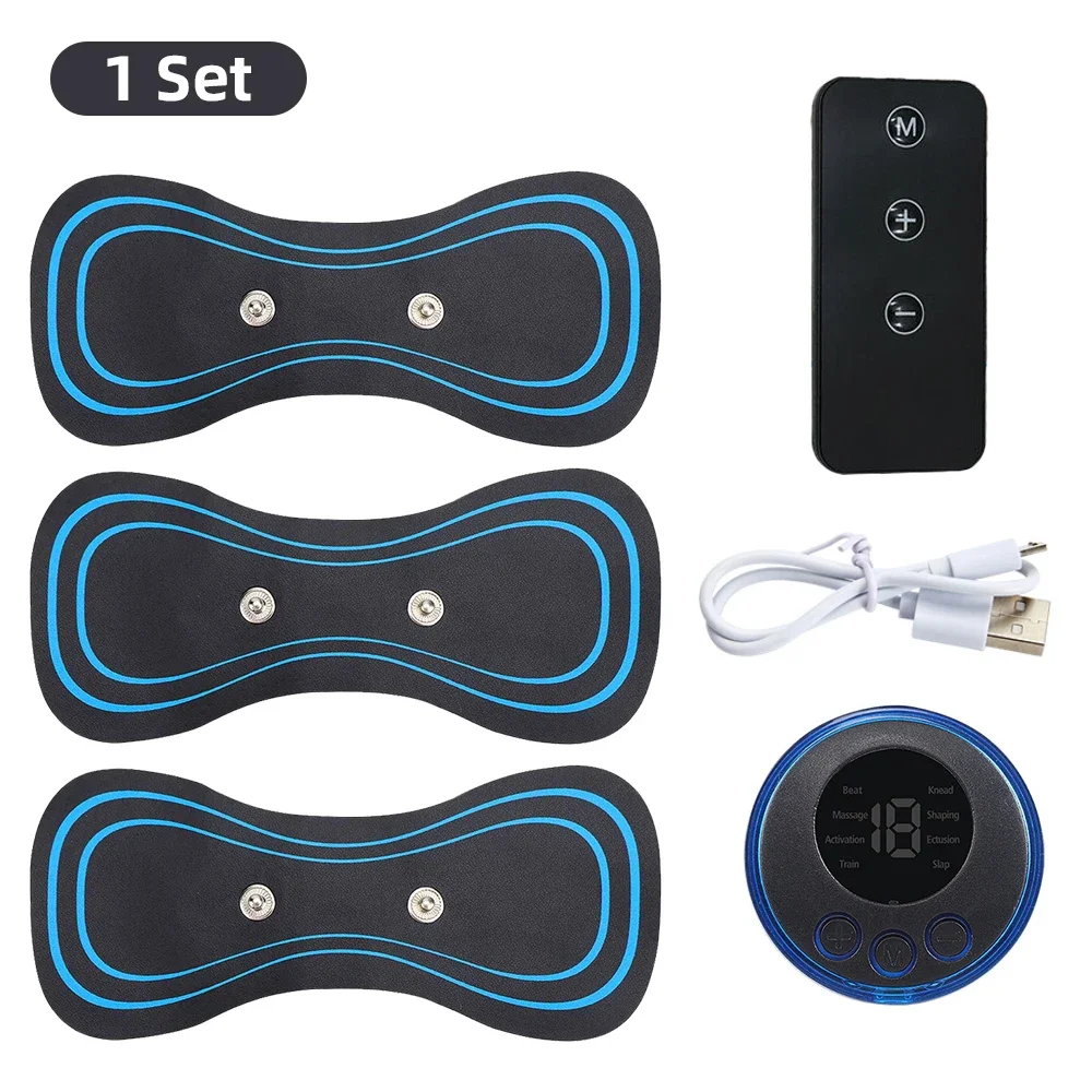 Electric Neck Massager EMS Muscle Massage Stimulator Low Frequency Instrument Back Cervical Calf Patches Pain Joints Mini Device - Image 9