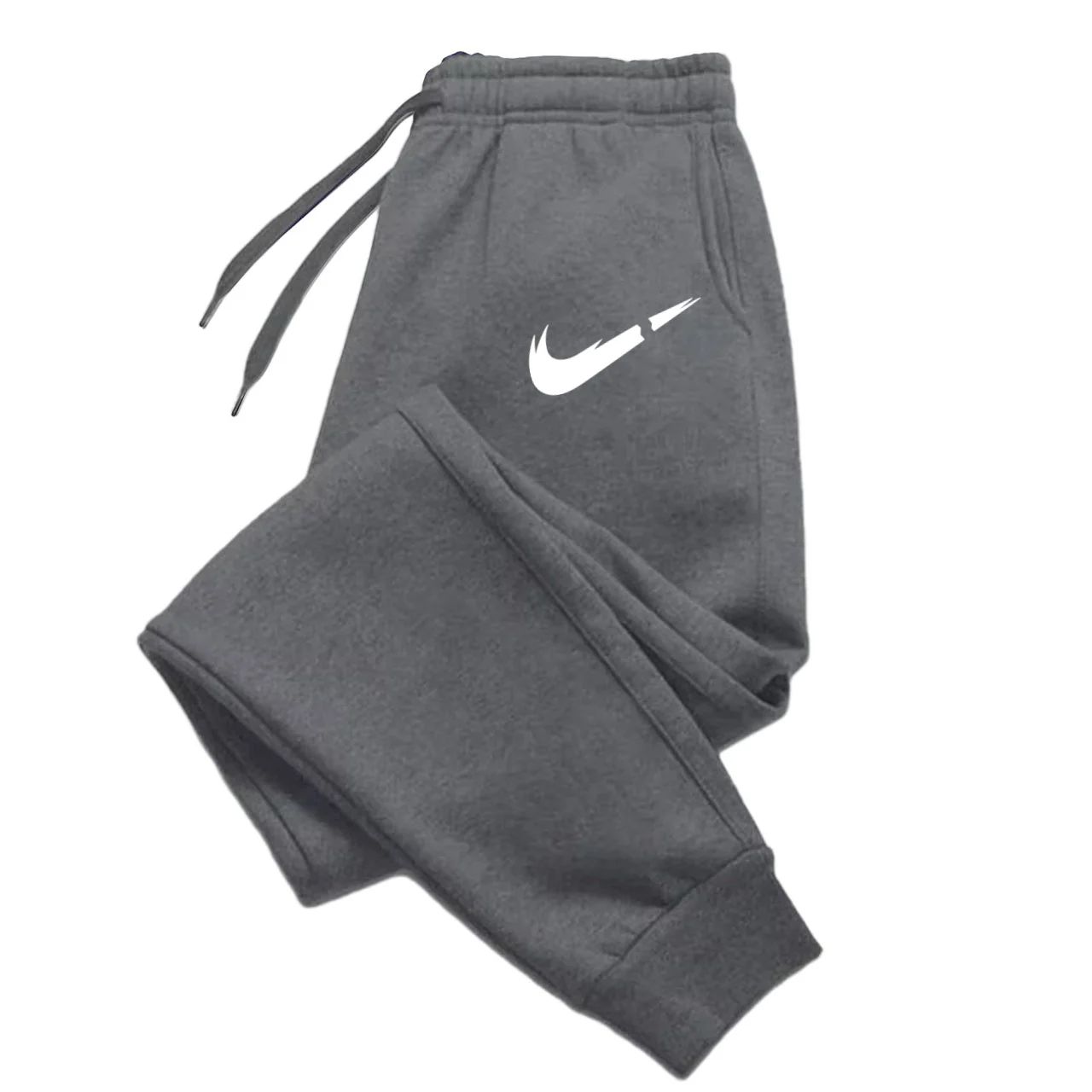 Printed logo pants, men's fashion sport pants, drawstring sport pants, casual loose pants, wholesale sport pants - Image 7
