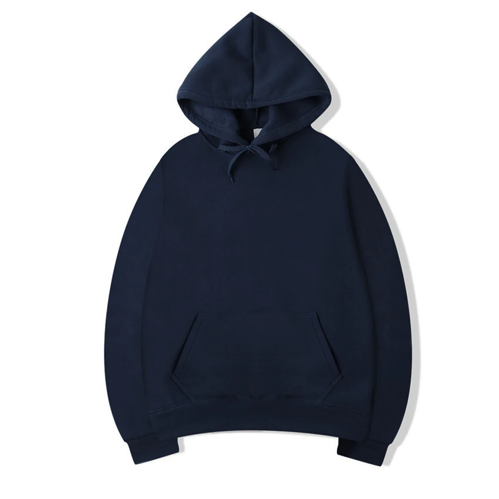 Men's Hoodies Women Pullover Spring Autumn Casual Hoodie Sweatshirts Solid Color Hoodies Oversize Black Sweatshirt For Male - Image 13