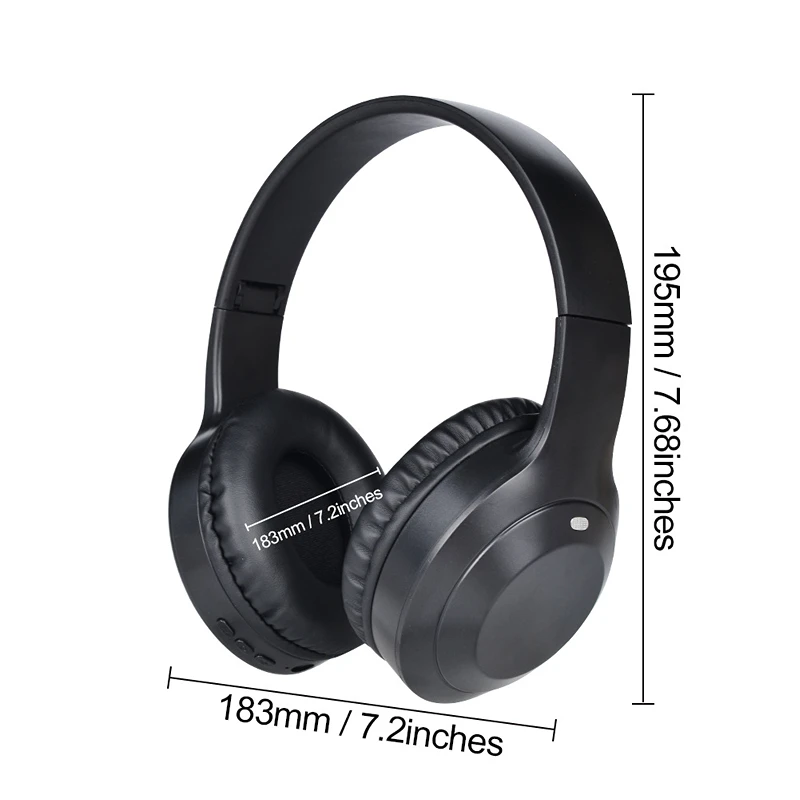 Over Ear HIFI Stereo M5 Headsets Wireless Bluetooth 5.3 Headphones Sports Gaming Earphones Support TF/AUX Noise Reduction - Image 6