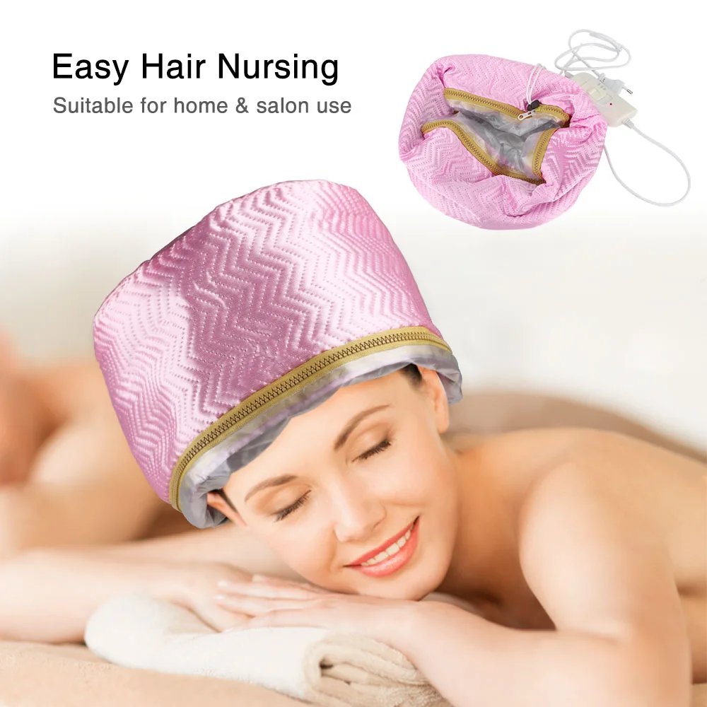 Thermal Treatment Hair Cap Heating Hair Steamer Nourishing Care Accessories Bonnets for Women Hair Dryer Home Spa Salon Styling - Image 2