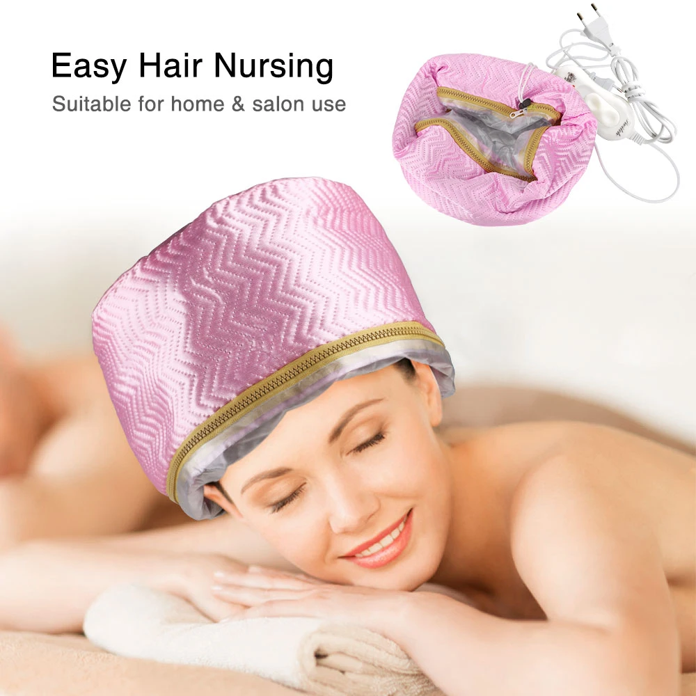 Thermal Treatment Hair Cap Heating Hair Steamer Nourishing Care Accessories Bonnets for Women Hair Dryer Home Spa Salon Styling - Image 8