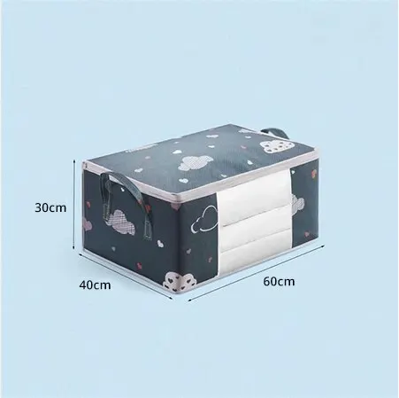 Large Capacity Clothes Storage Bag Organizer With Reinforced Handle Suitable For Blankets Bedding Foldable With Sturdy Zipper - Image 9