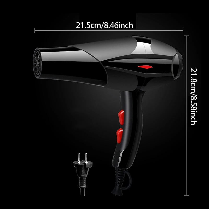 HUA HUA High Power Hair Dryer Blue Light Cold And Hot Wind Adjustable Salon Style Home Use Electric Blow Dryer - Image 6
